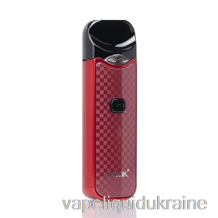 Vape Liquid Ukraine SMOK NORD 15W Pod Kit Red Carbon Fiber